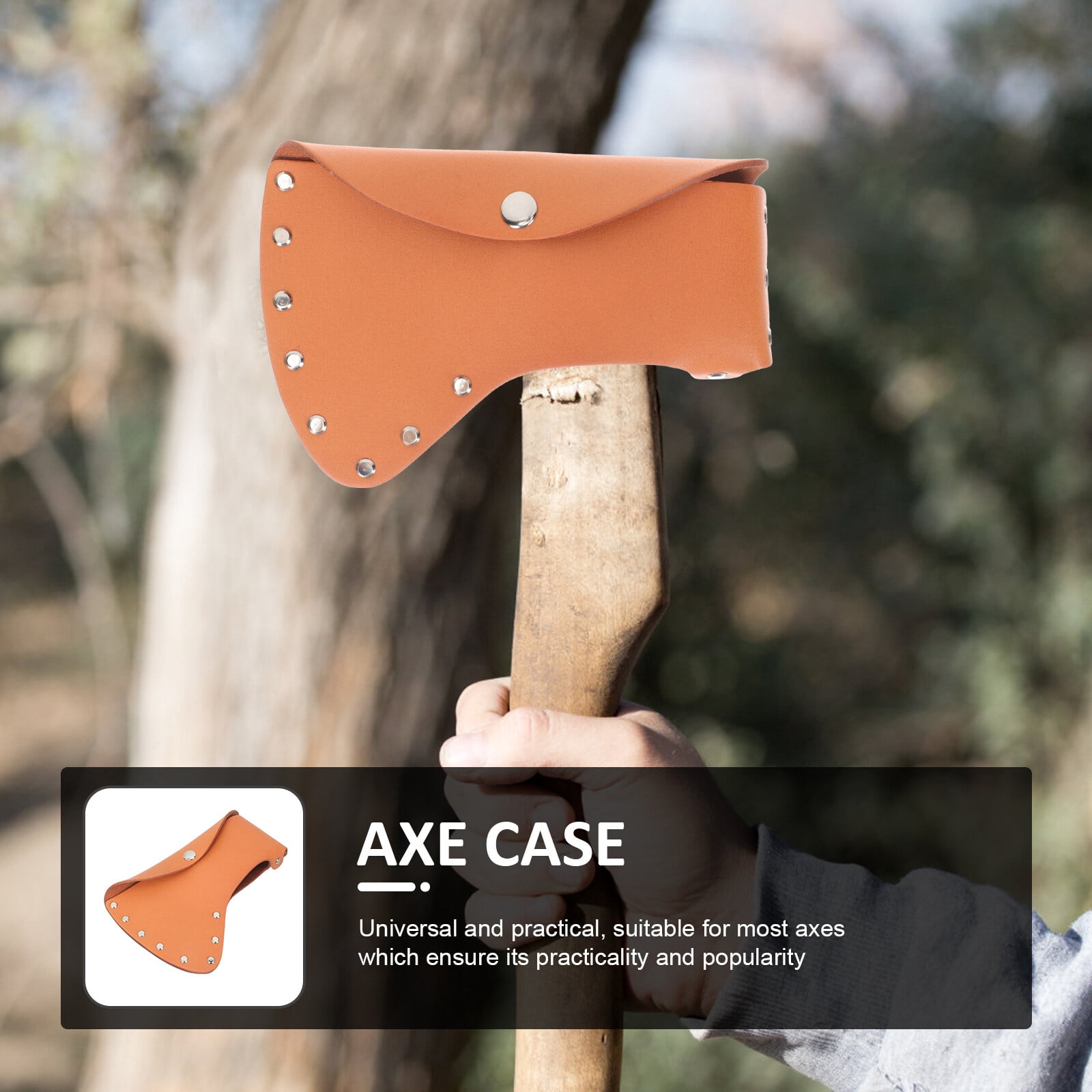 LITINKIMI Hatchet Head Protect Cover Orange Sleeve for Scratch Prevention