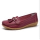 thumbnail image 1 of XIHAHA, zapatos planos de Ballet a la moda para mujer, mocasines transpirables de cuero recortados, zapatos náuticos para mujer, zapatos informales de bailarina para mujer, 1 of 5