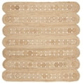 thumbnail image 2 of SAFAVIEH Natural Fiber Kaelee Braided Geometric Jute Area Rug, Natural, 6' x 6' Square, 2 of 9