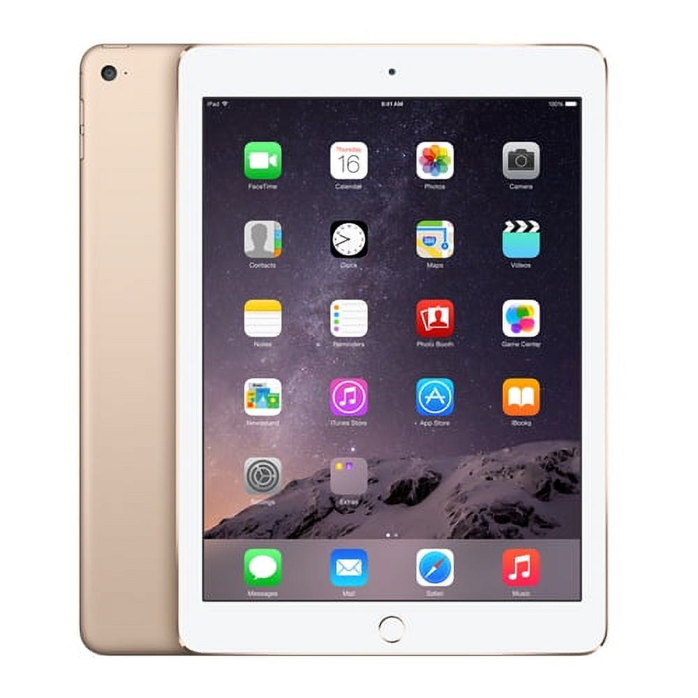 Restored 2014 Apple iPad air Wi Fi 16 GB Gold (2nd Generation) (Refurbished)
