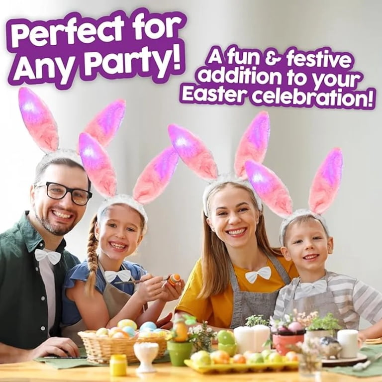 ? - 3 ? SETS of Bunny Ears! Amazon.com: 3-Piece Bunny Ears and Tail Costume Accessory  main image 3