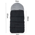 thumbnail image 7 of NOGIS Baby Bunting Bag,Stroller Footmuff Universal,Stroller Sleeping Bag,Waterproof Toddler Footmuff,Cold Weather Resistant Baby Stroller Footmuff Fits Most Pushchair, 7 of 7