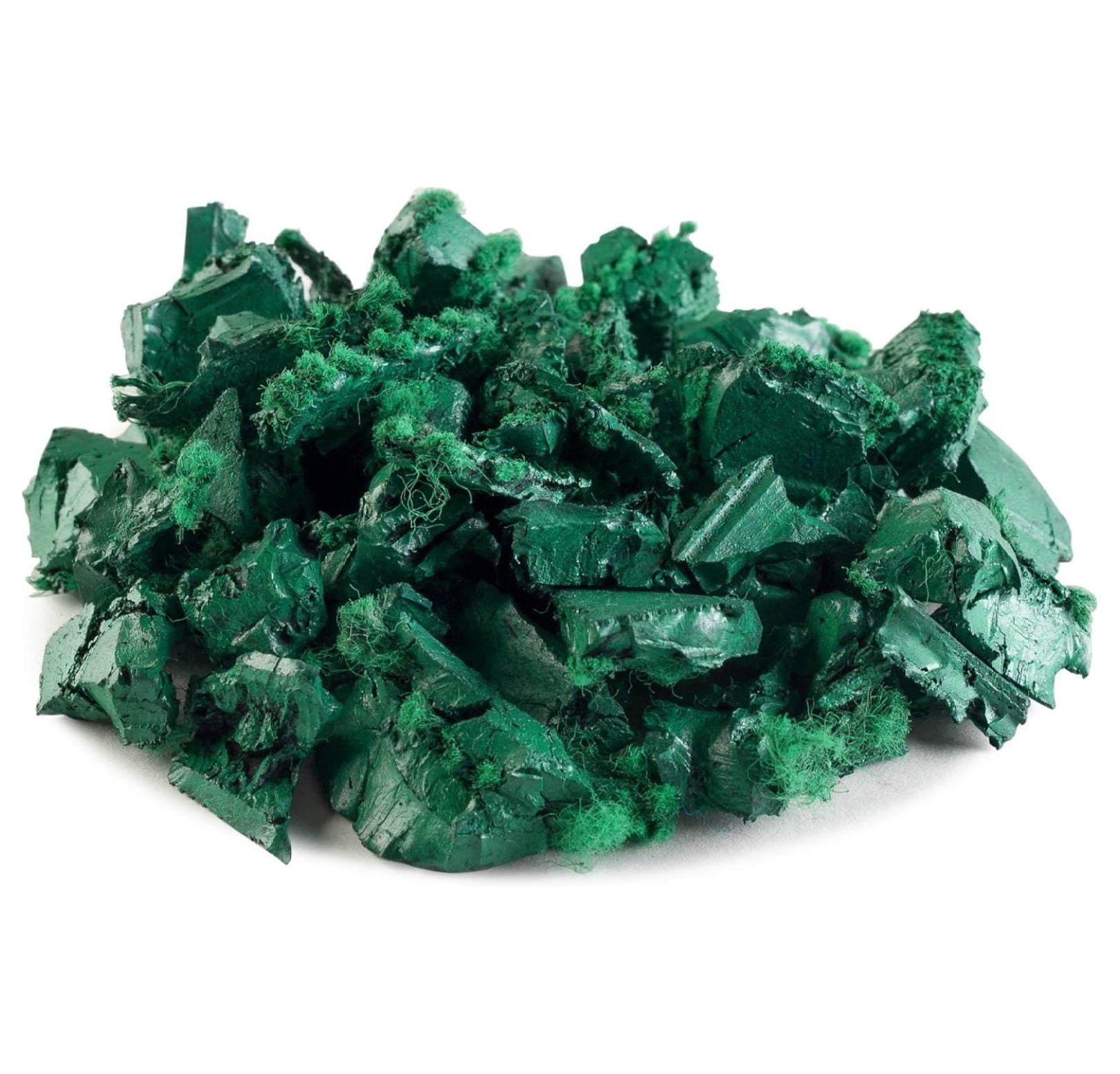 Rubber Mulch Nuggets Protective Flooring for Playgrounds, Swing-Sets, Play Areas, and Landscaping (40 LBS - 1.55 CU. FT., Green)