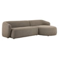 thumbnail image 2 of Monica 2 Piece Right Facing Boucle Fabric Modular Sofa with Chaise, 2 of 9