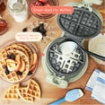 thumbnail image 5 of Beautiful Rotating Belgian Waffle Maker, Sage Green by Drew Barrymore, 5 of 16