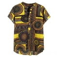 thumbnail image 1 of Birdeem Chemises pour Hommes Chemise Décontractée à Manches Courtes Imprimée Col Rabattu, 1 of 12