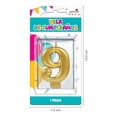 thumbnail image 4 of Velas de Cumpleaños Granmark No. 9 Dorada, 4 of 4