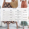 thumbnail image 3 of VBVC Women's Boho Floral Tiered Midi Skirt,Ladies High Waist Ruffle Skirt,Summer Daily A-Line Skirt For Women,Orange,S-XL, 3 of 8