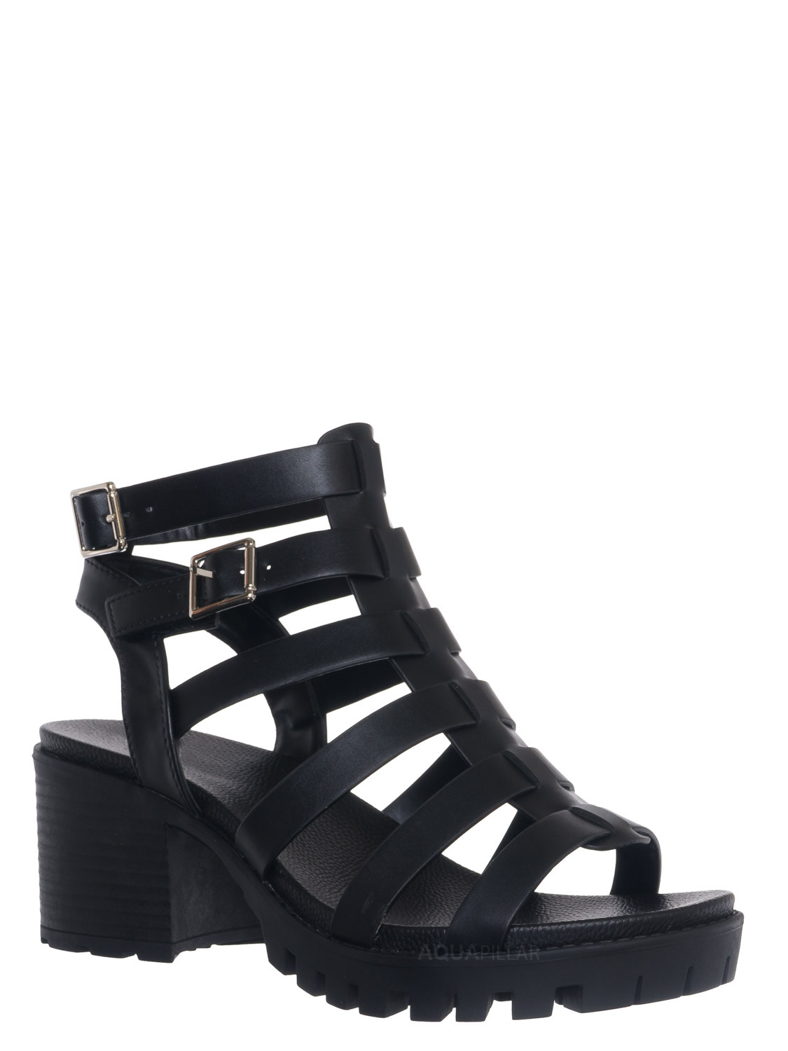 Block Heel Gladiator Sandal, Womens Cage Clog