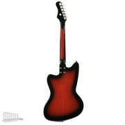 Silvertone 1478 Solidbody Electric Guitar Red Sunburst
