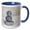 Blue/White, variant on 3drose, Balanced Stone Cairn Zen Style, 11oz Magic Transforming Mug