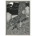 thumbnail image 2 of Percy J. Billinghurst 18x24 Gold Ornate Framed and Double Matted Museum Art Print Titled - A Hundred Anecdotes of Animals Pl 024 (1901), 2 of 4