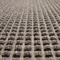 RubberCal "Nottingham" Rubber Backed Carpet Mat 3 x 5 feet Gray