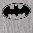 thumbnail image 2 of Batman Black Bat Women's T Shirt, Athletic Heather, Large, 2 of 6