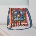 thumbnail image 1 of Bolso de Hombro perfecl con Bordado Tribal Suministros para Fiestas de Vacaciones y Compras en La Playa Rojo, 1 of 8
