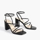 thumbnail image 5 of Sandalia DREAM PAIRS con Tacón Cuadrado Grueso y Tiras en Negro Talla 9.5, 5 of 8