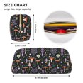 thumbnail image 3 of Uemuo Mushrooms Printed Leather Pencil Case, Pencil Pouch, Portable Pencil Bag, Pen Case for& Office, 3 of 7