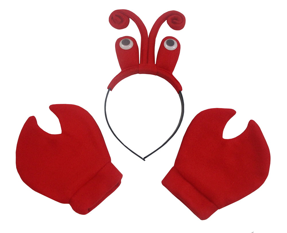 Lobster Claw gants-Costume Accessoire Déguisement Monde Livre Jour crabe 
