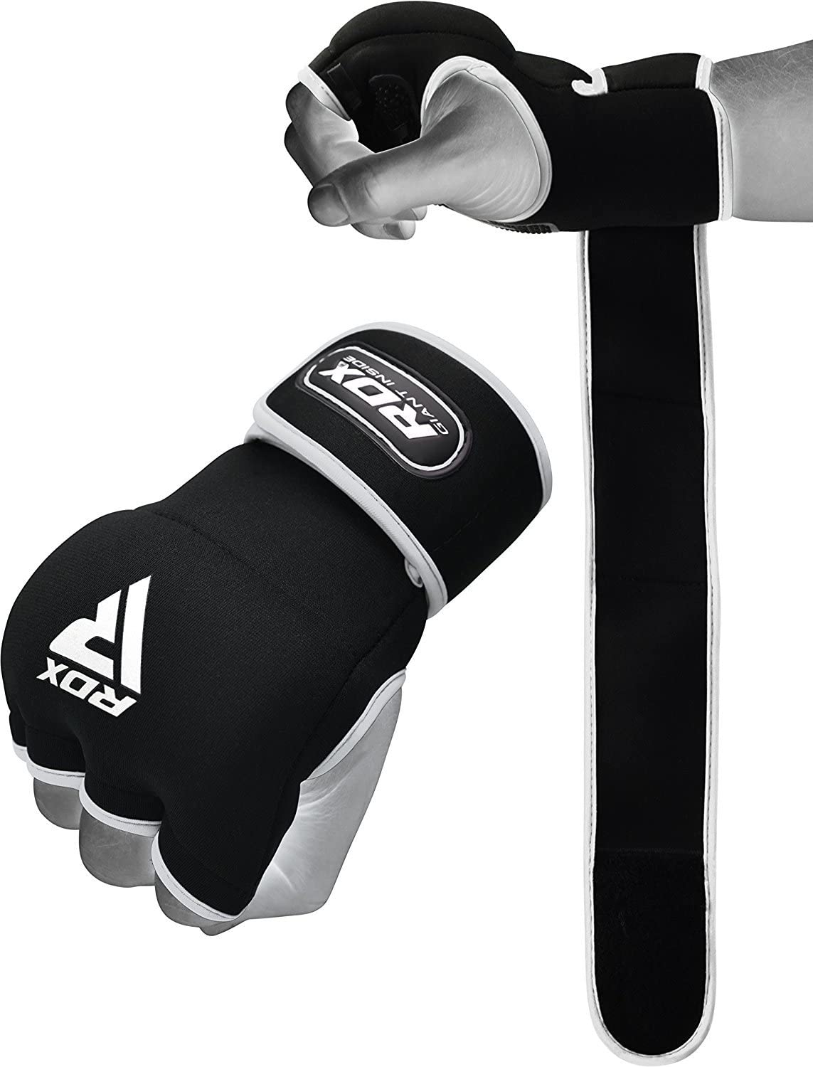 kids gel Quick wrap Hand Wrap Blue GEL Padded inner boxing glove MMA Adult