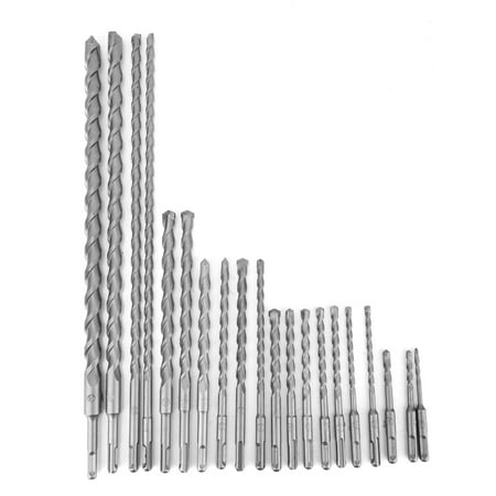 

Drill Bits Drill Bits Chisel Drill Bits Set 20Pcs SDS Hammer Drill Bits Chisel Set Tool With Blue Tool Box