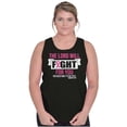 thumbnail image 3 of Breast Cancer Lord Will Fight For You Womens Plus Size Graphic Tank Top Brisco Brands 2X, 3 of 5