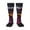 2 Black-1, variant on Colorful Abstract Wave Motion Knee Socks, High Socks Long Stretchy Sock Women Knee High Stocking, Long Socks for Women