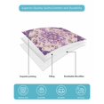thumbnail image 5 of Quilts Twin Size, Purple Orange Boho Soft Comforter Bedding Set for Bed, Ethnic Geometric Middle Century Art Lightweight Quilted Bedspread with Pillow Cover(2 Pieces) for All Season, 68x86 Inch, 5 of 6