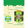 thumbnail image 2 of JOYIN 2 Pcs Cartoon Remote Control Car, RC Cars with Music & Sound, Treasure Box and Prize for Classroom, Toy for Baby, Toddler, Easter Basket Stuffer, 2 of 5