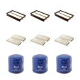 thumbnail image 1 of PUR 3x Air + 3x Cabin + 3x Engine Oil Filter (9 Total) Kit for Car Mazda MPV KFM-101710, 1 of 2