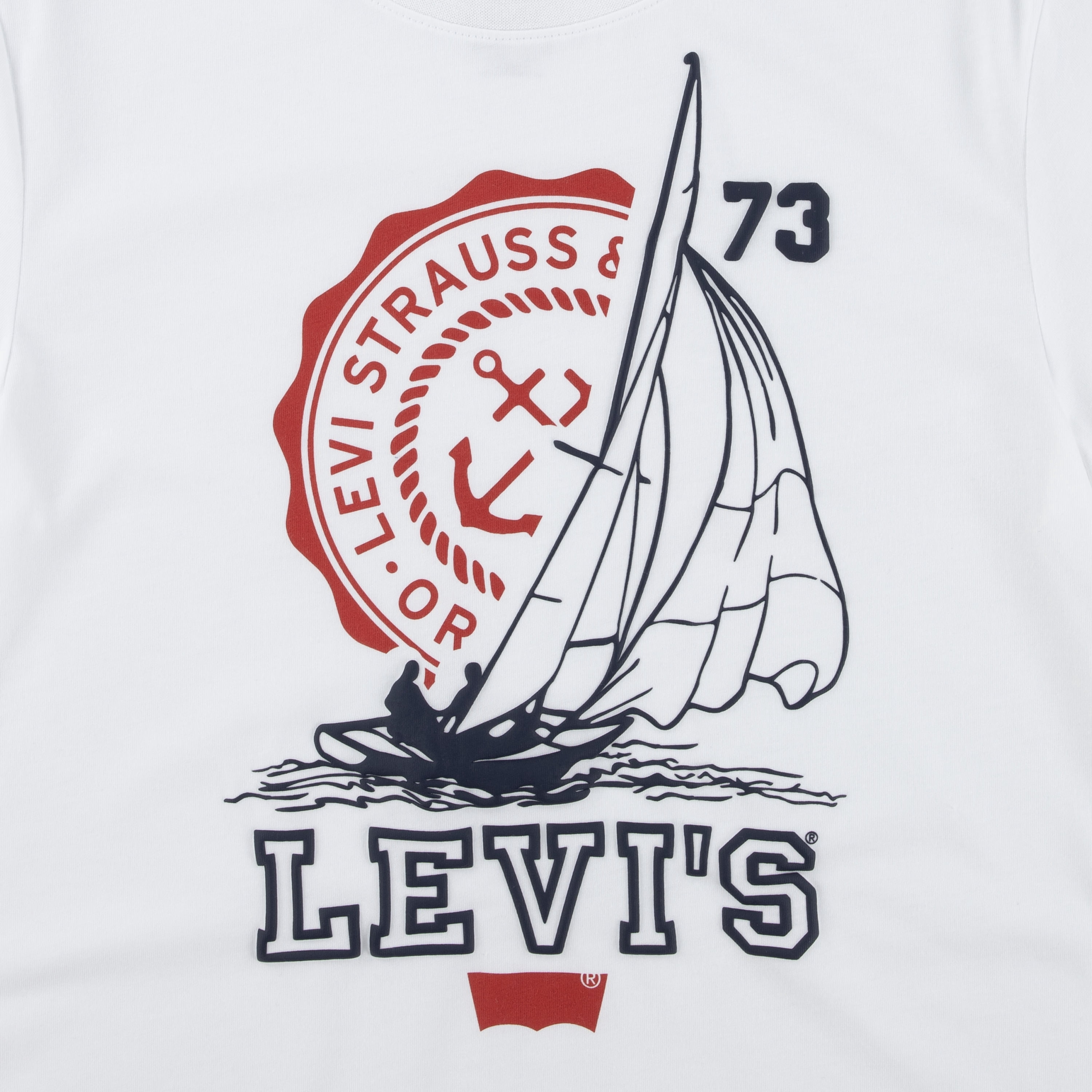 Levi's Little and Big Boys Graphic Tee with Short Sleeves, Sizes 4-20