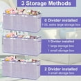 thumbnail image 3 of Toy Storage Box for Kids,Extra Large Toy Box Chest with Lids,Foldable Toy Organizers and Storage Bins with Handles for Nursery,Home,Office 35.8"x12.6"x16"(Purple), 3 of 14