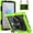 Green, variant on Case for Samsung Galaxy Tab S6 Lite 10.4’’ Model SM-P620/P625/P613/P619/P610/P615, Heavy Duty Shockproof Protective Case with Screen Protector, 360° Rotating Stand, Hand/Shoulder Strap