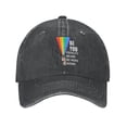 thumbnail image 4 of ZICANCN Mens Hats Unisex Baseball Caps-Rainbow Flashlight Creative Text Hats for Men Baseball Cap Western Low Profile Hats Fashion, 4 of 8