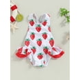 Baby Sweetie Toddler Girl One Piece Swimsuit Cute Sleeveless Fruit