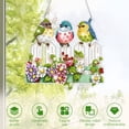 thumbnail image 5 of Diamond Art Hanging Kit for Adult Rhinestone DIY Diamond Art Multipurpose Window Ornament Wall Hanging Kit for Living Room Sturdy Room Bedroom (Bird Three Colorful), 5 of 10