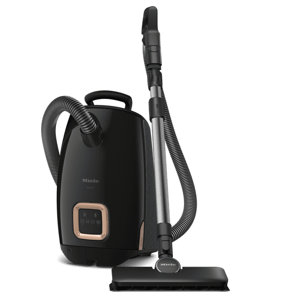 Miele Guard L1 AllFloor Canister Vacuum | Multi-Surface Bagged Vacuum with Universal Floorhead, Adjustable Suction, and Advanced Dust Filtration for Everyday Cleaning | Obsidian Black| 41USE038CDN