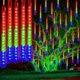 thumbnail image 3 of Guirnalda de luces LED para exteriores, 8 tubos, decoración navideña, lluvia de meteoritos, enchufe de EE. UU. y UE, 3 of 5