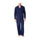 thumbnail image 1 of Conjunto de pijama de rayas Club Room para hombre azul mediano, 1 of 1