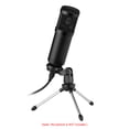 thumbnail image 2 of Support Foldable Desktop Microphone Tripod Stand 5/8 Inch Threaded Mount Portable Microphone Desktop Support Rotatable Mic Holder for Live Stream Conferences Lectures Meetings, 2 of 7