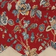 thumbnail image 4 of Gianna Petticoat 3in Rod Pocket Contrast Bottom Fabric Valance 50in x 15in by RLF Home, 4 of 4