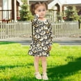thumbnail image 5 of Girls' long-sleeved dress Husky Coin Girls' A-line dress with ribbed cuffs Soft and comfortable, 5 of 6