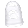 thumbnail image 2 of Inteprter Protectores de silicona para dedos de guitarra, protectores de dedos, multicolor, ahuecados, transparentes, estirables, instrumentos Videojuegos y accesorios L transparente, 2 of 6