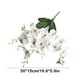 thumbnail image 4 of Arreglo floral de orquídea artificial | 5 Horquillas Phalaenopsis Mariposa Orquídeas | Tela de seda realista | 50cm Decoración de boda floral falsa para casa | Múltiples colores | 1 Pieza | Flor, 4 of 7