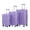 Blue+Purple, variant on imerelez 3-Piece Hardshell Suitcases Set:Carry On Luggage Set,ABS Hard Case Luggage with TSA Lock Spinner Wheels Green