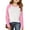 #06Pink, variant on Drmagiyhm Long Sleeve Shirts for Girls Size 10-12 Cute Color Block T-Shirt Casual Raglan Crewneck Shirts Little Girl Fall Blouses Tops, Tees & Blouses Dark Gray 11-12 Years