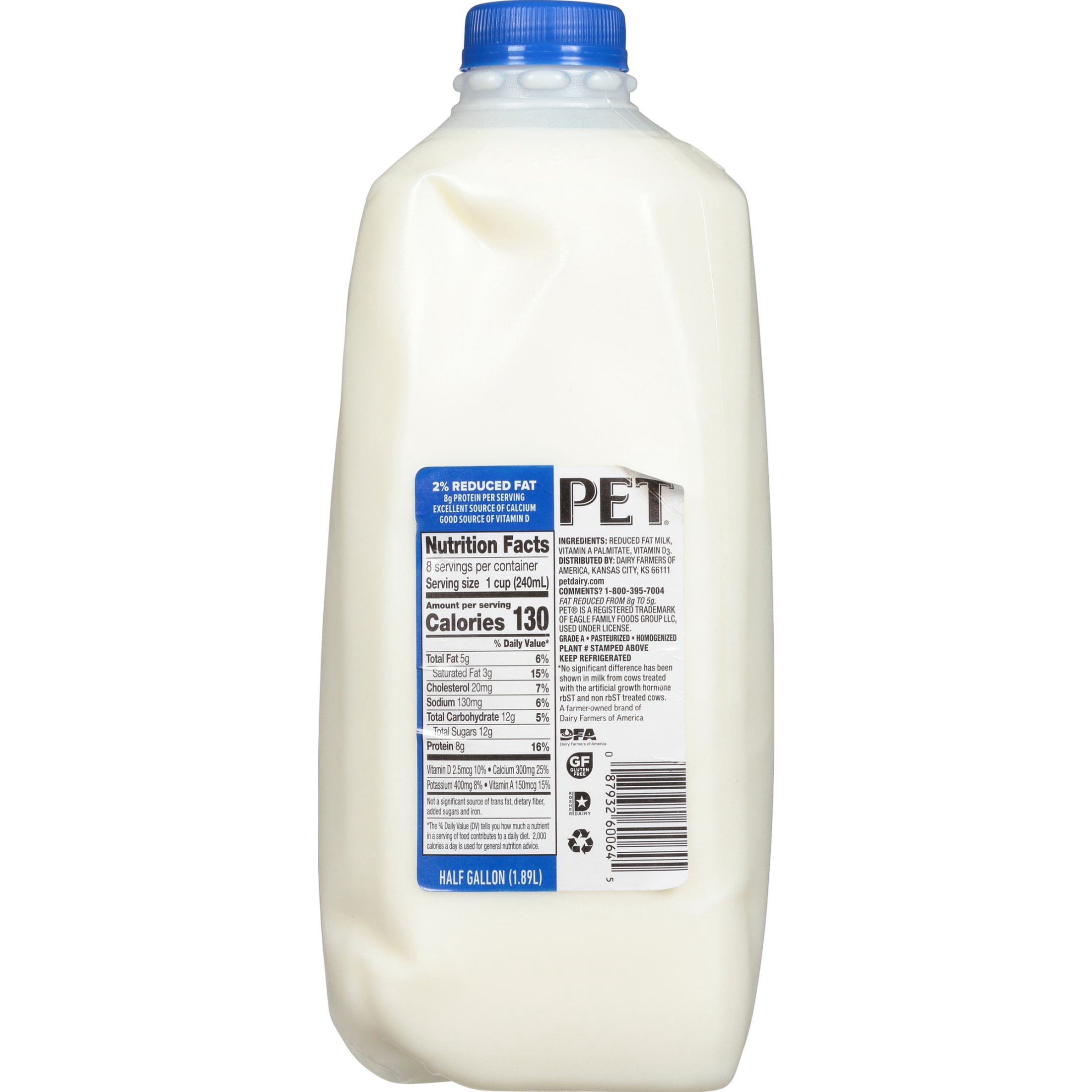 PET Dairy 2% Reduced Fat Milk - 64 fl oz