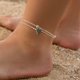 thumbnail image 3 of Tobilleras Pulsera de Acero con Encanto Tobillera Corazón Inoxidable, 3 of 8