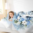 thumbnail image 4 of jejeloiu Christmas Snowmen Bedding Comforter Set,Oil Painting Twin Comforter Sets,Rustic Flower Floral Bedding Set For Children,Super Cozy Room Decor Reversible,2pcs, 4 of 8