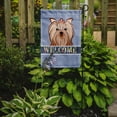 thumbnail image 2 of Caroline's Treasures BB1390GF Yorkie Yorkishire Terrier Welcome Flag Garden Size , Small, multicolor, 2 of 3