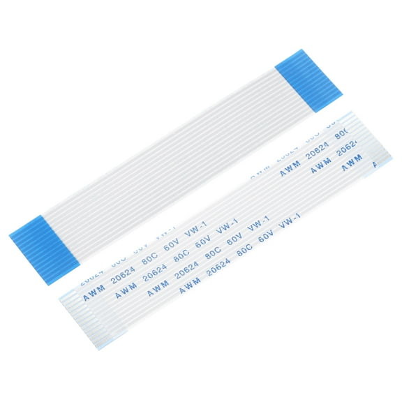 Flexible Flat Cable, 80mm 1mm Pitch 14 Pins FPC FFC Flexible Ribbon Cable 10Pcs